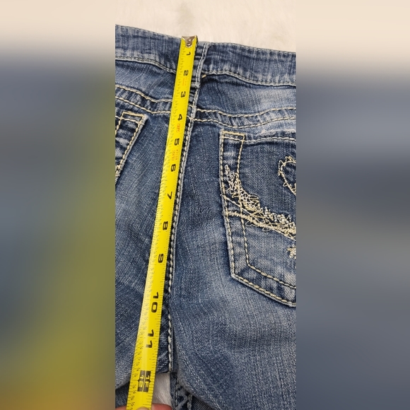 Silver Jean Co women's blue Denim Suku Capri size w31 - Picture 6 of 16